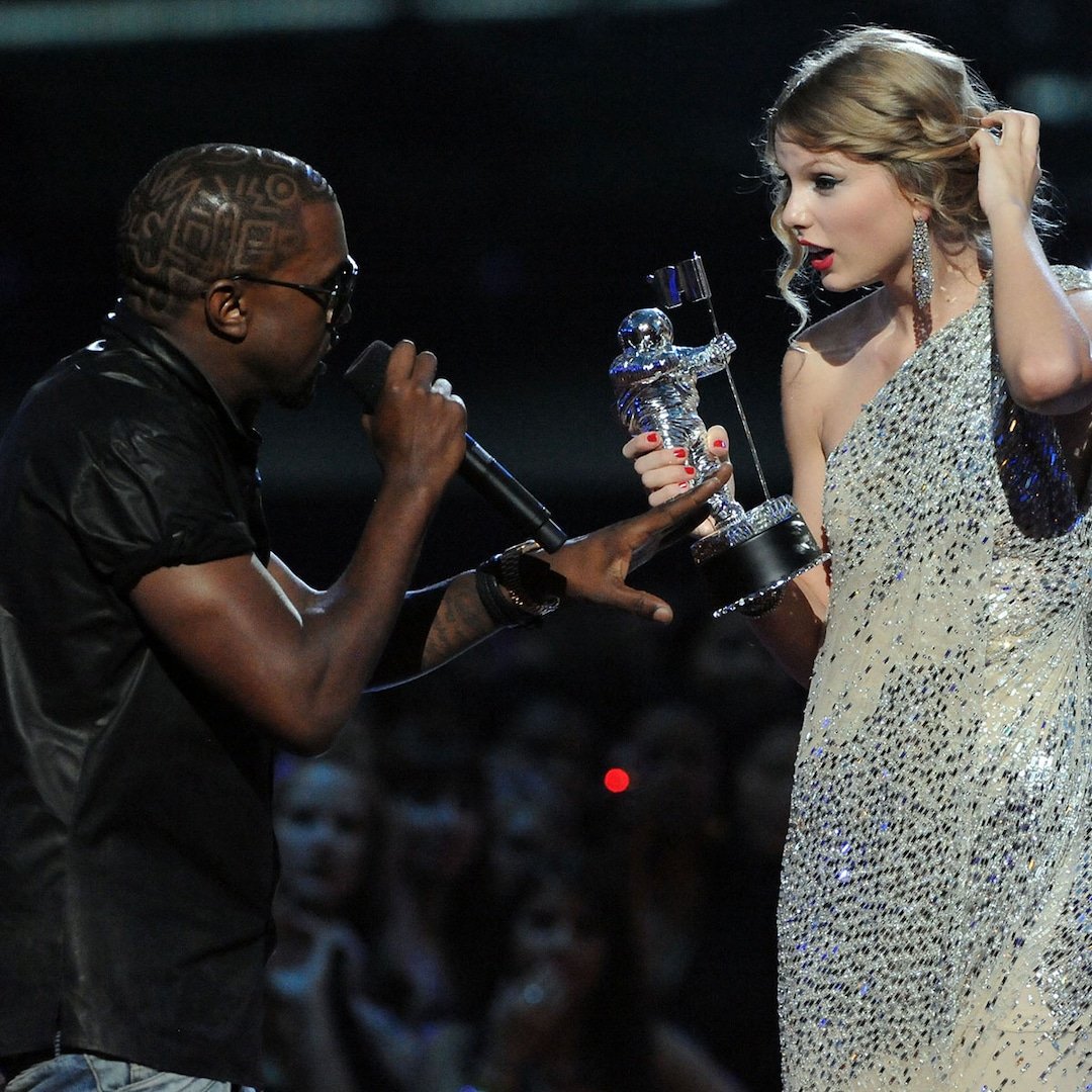  Revisiting Taylor Swift and Kanye West's MTV VMAs Feud 15 Years Later 