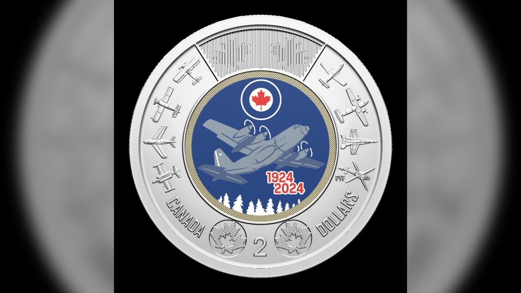 Royal Canadian Mint's new toonie commemorates 100th anniversary of Royal Canadian Air Force 