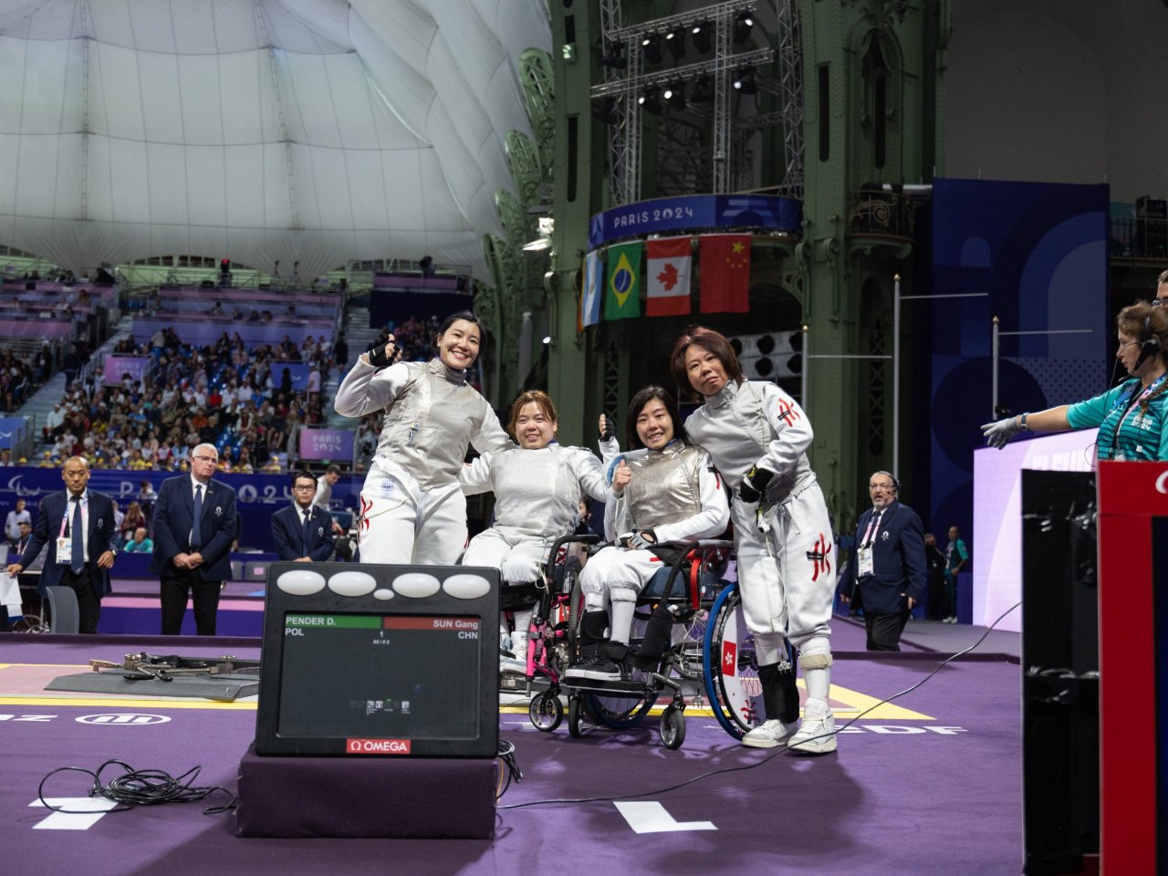 SAR misses out on bronze in women's foil fencing