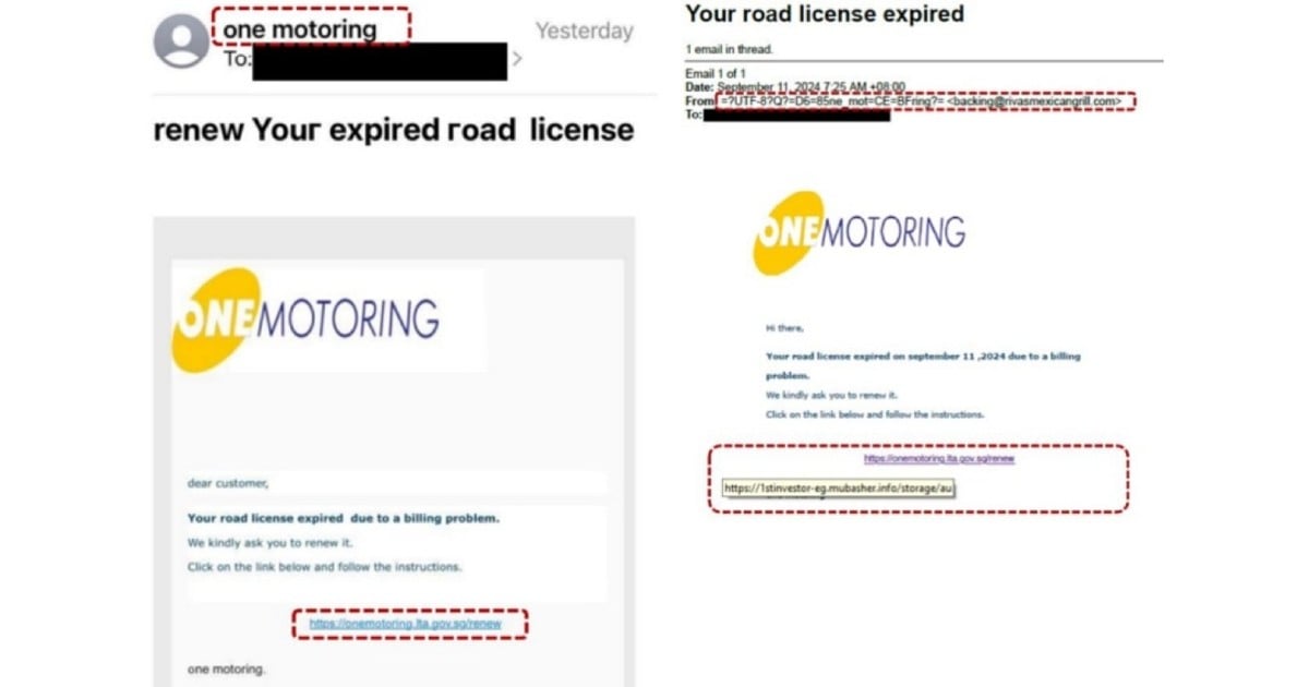 Scam alert: Over $28,000 lost through phishing scam involving fake OneMotoring website