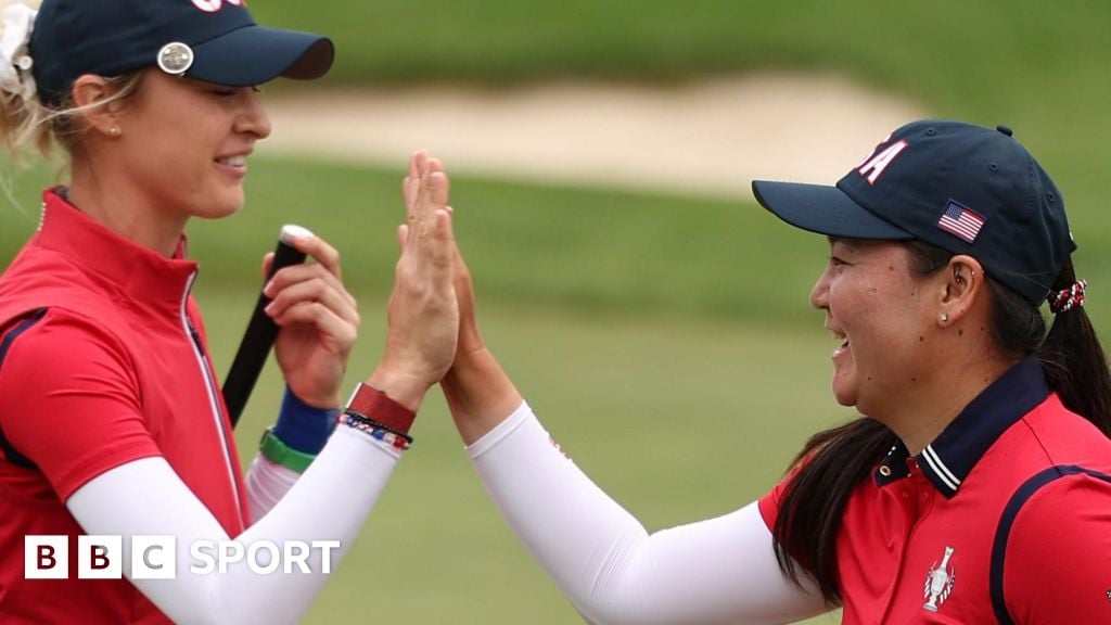 Solheim Cup 2024: US lead Europe 6-2 after sensational opening day in Virginia