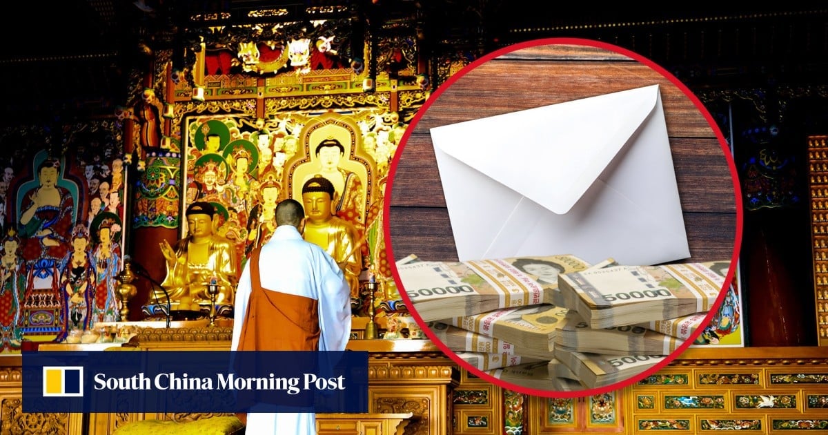 South Korean man returns money stolen from temple as a boy with apology letter decades later