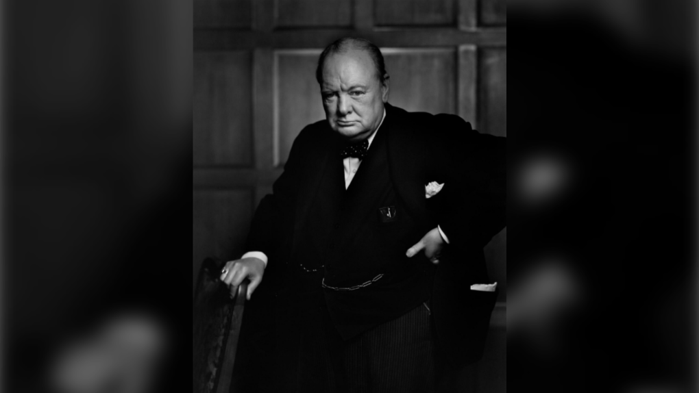 Stolen Winston Churchill 'Roaring Lion' portrait returned after ceremony in Italy