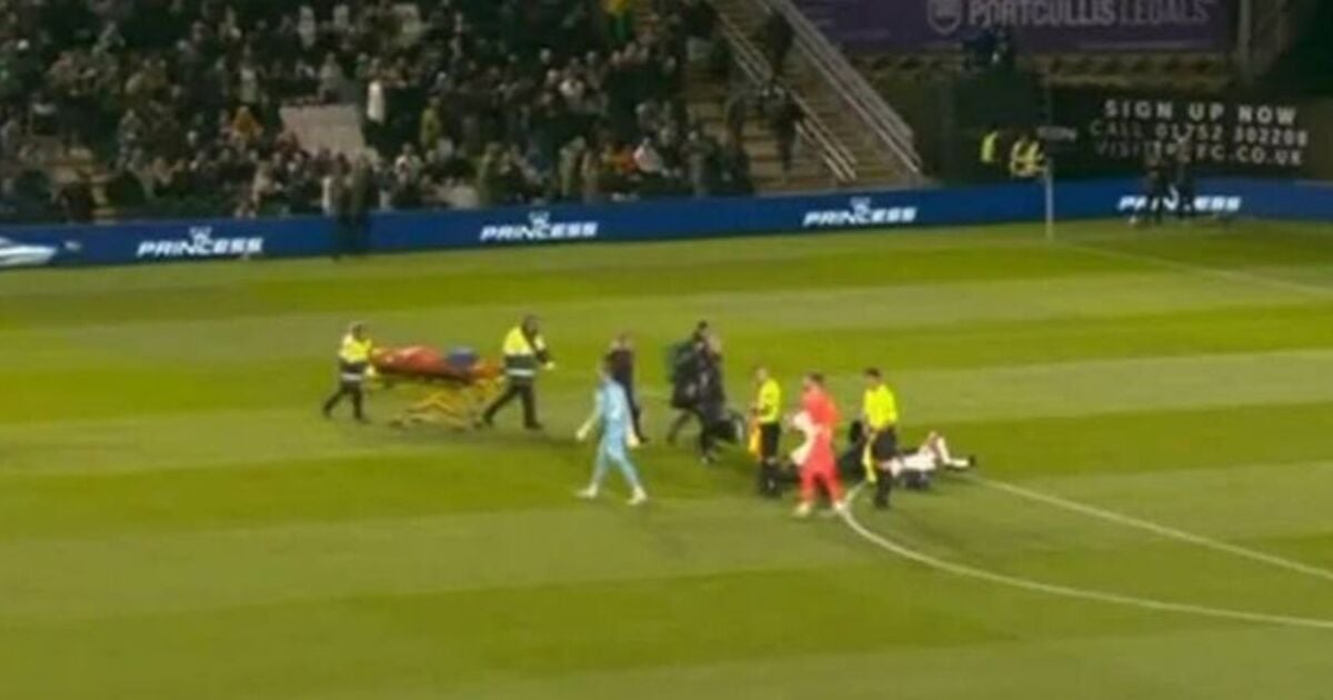 Tahith Chong in scary collapse during Luton vs Plymouth match after grim injury