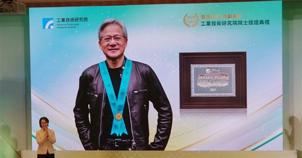 Taiwan has strategic advantage in AI-driven robotics era: Jensen Huang