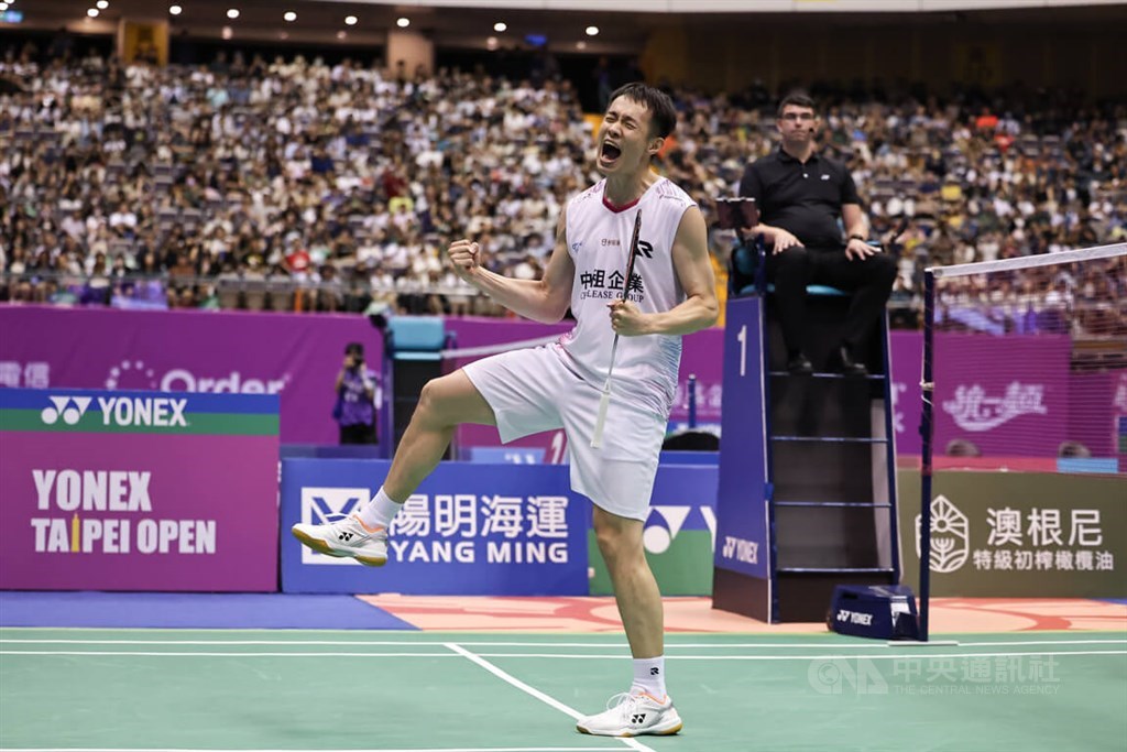 Taiwan shuttlers to face off at Taipei Open men's singles finals