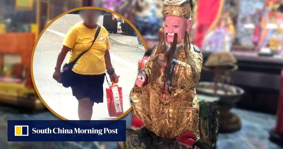 Taiwanese woman creates panic after secretly taking temple statue home for DIY makeover