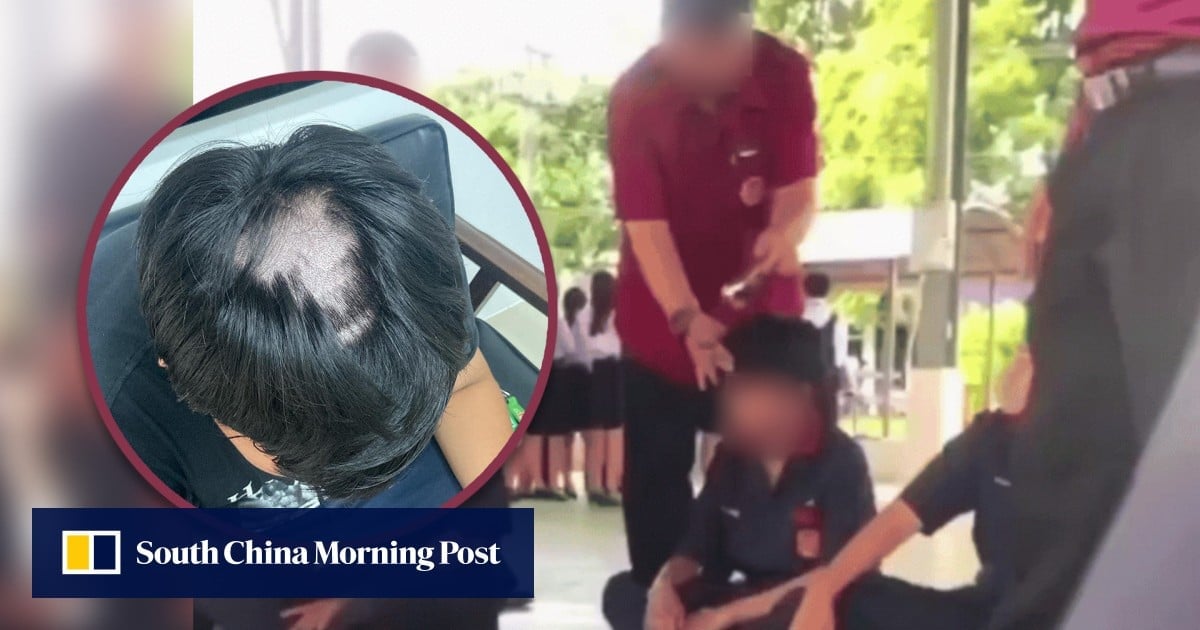 Thai teacher punishes pupils for flouting hair rules, shaves heads to create bald patches