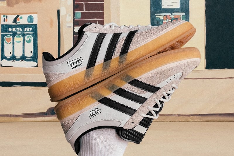 The Bad Bunny x adidas Gazelle Indoor "Off-White/Black-Gum" Gets An Official Release Date