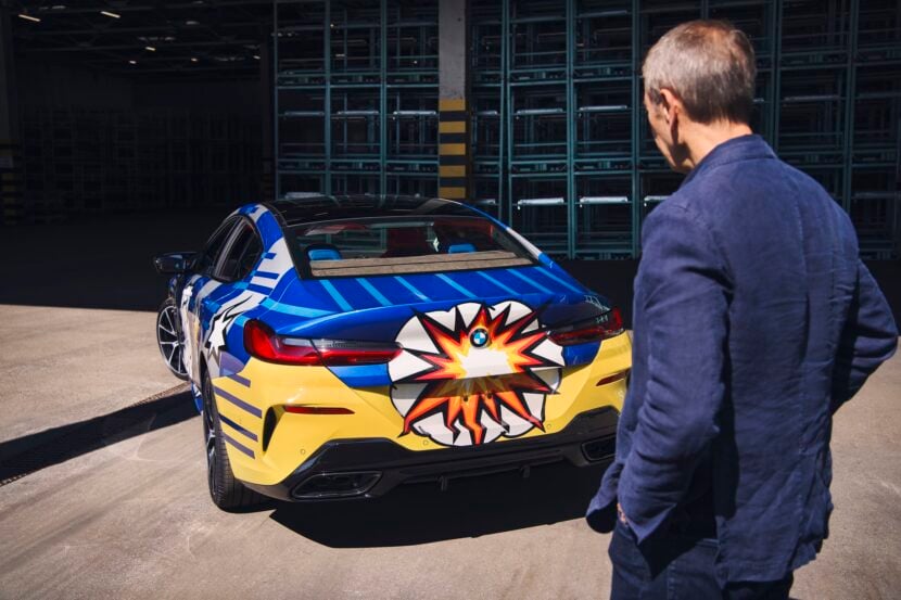 The Rare Jeff Koons BMW M850i Gran Coupe Now Available in Munich for $435,000