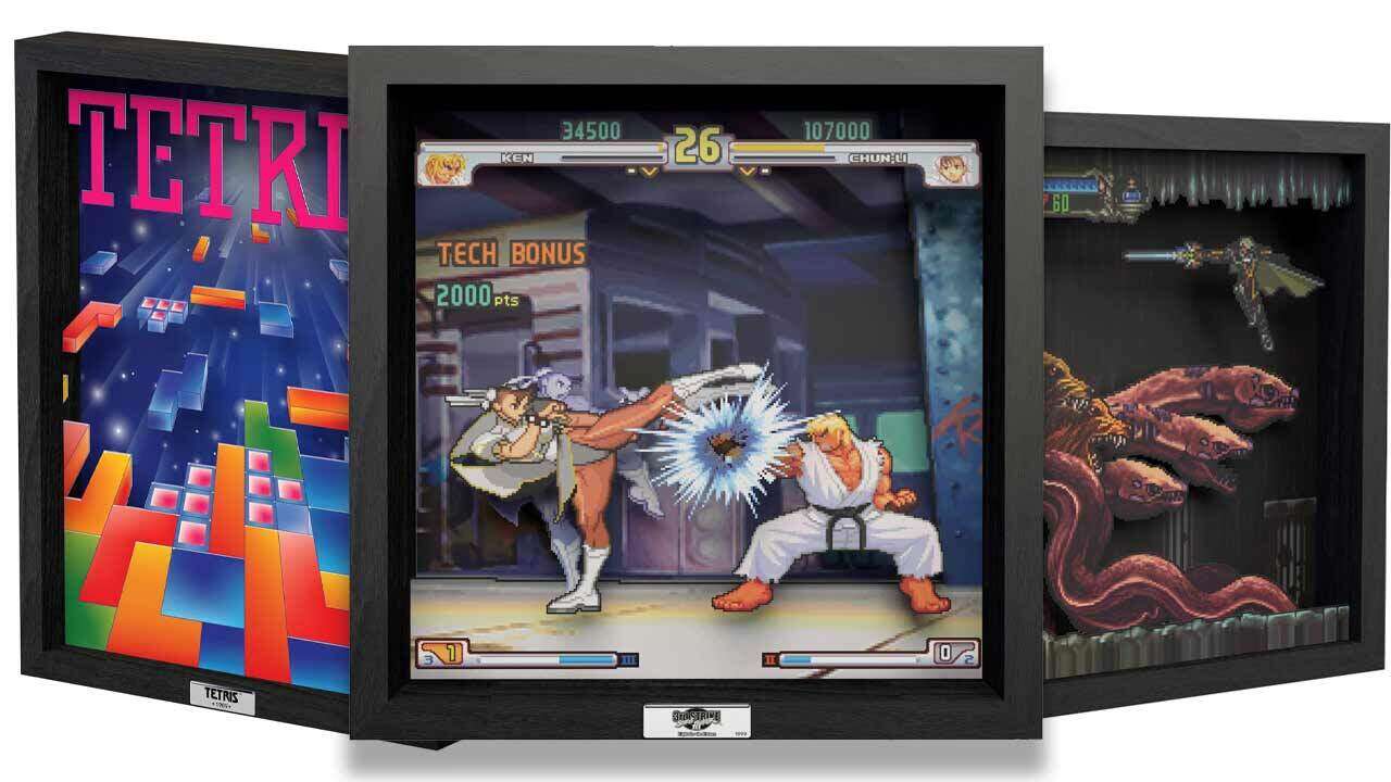 These Budget-Friendly 3D Pixel Art Frames Recreate Moments From Gaming History