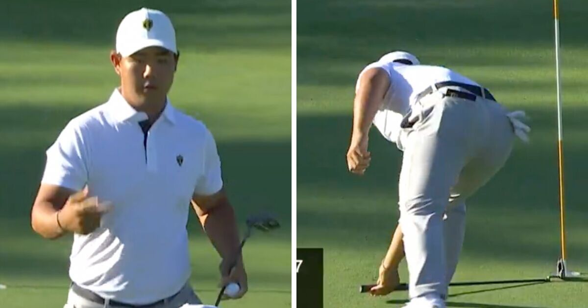 Tom Kim fumes at Presidents Cup as sarcastic action performed while US rivals walk away