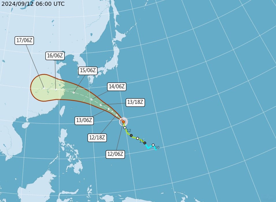 Tropical storm Bebinca forecast to become typhoon on Friday