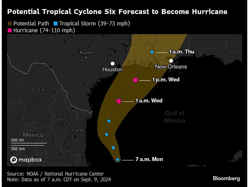 Tropical Storm Francine Strengthens, Spurring Oil Shutdowns