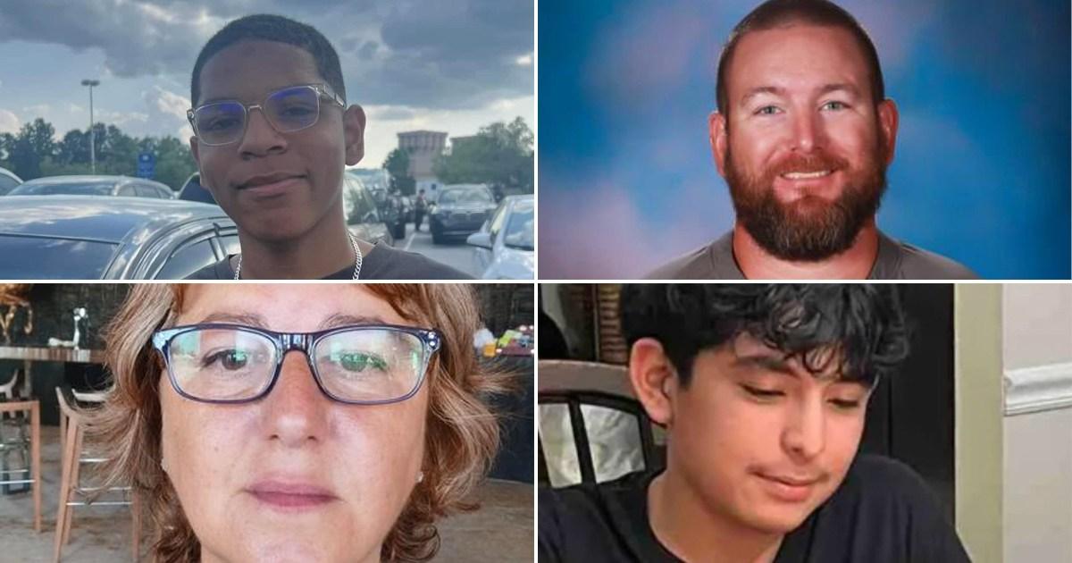 Two students and two teachers killed in high school mass shooting identified and pictured