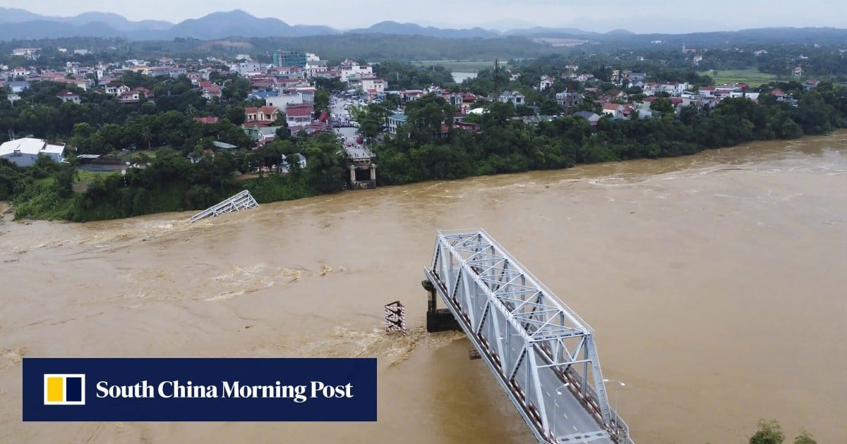 Typhoon Yagi aftermath: bridge collapses in Vietnam as death toll reaches 21