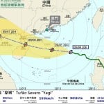 Typhoon Yagi approaching with potential signal No. 8