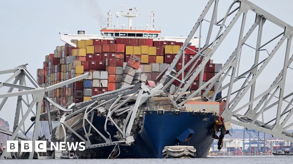 US sues ship owners for $100m over Baltimore bridge crash