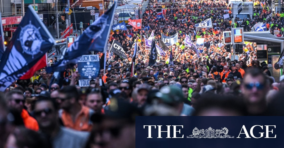 Victoria braces for crippling strike as unions threaten to halt construction