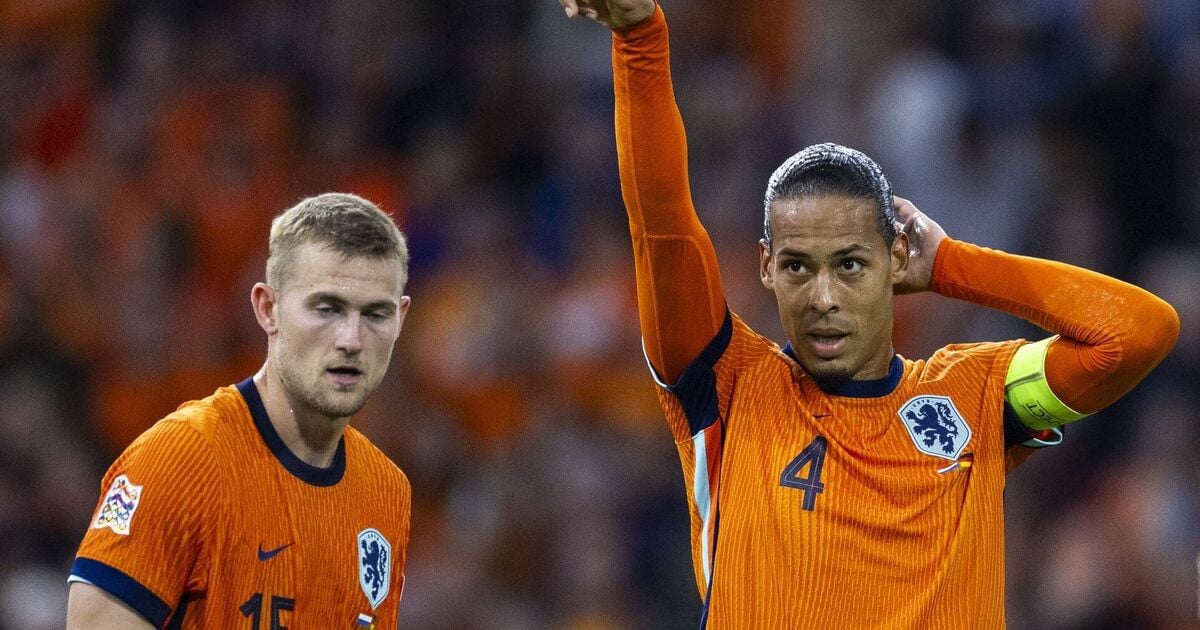 Virgil van Dijk reacts to Matthijs de Ligt stinker as Man Utd man subbed at half-time