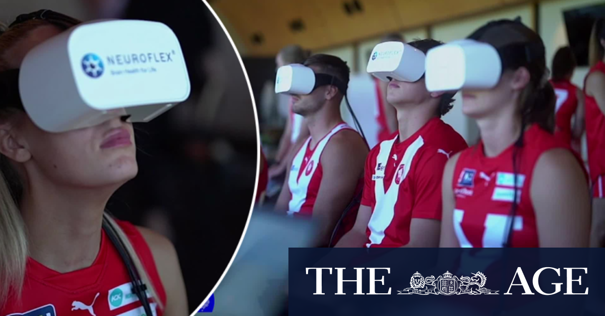 VR device offering hope to AFL players suffering concussions