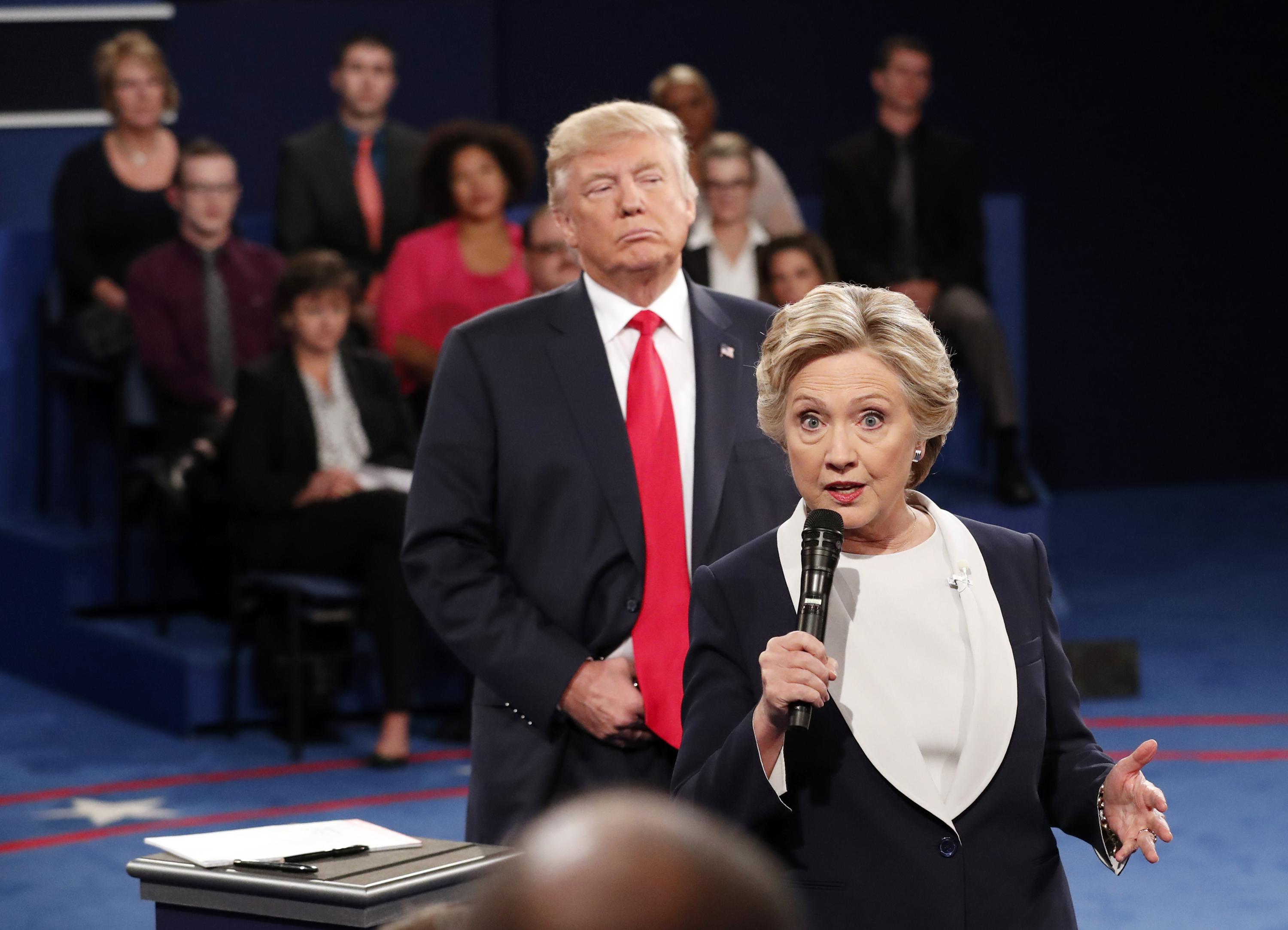 What the Trump-Clinton debates might tell us about Tuesday's match with Harris