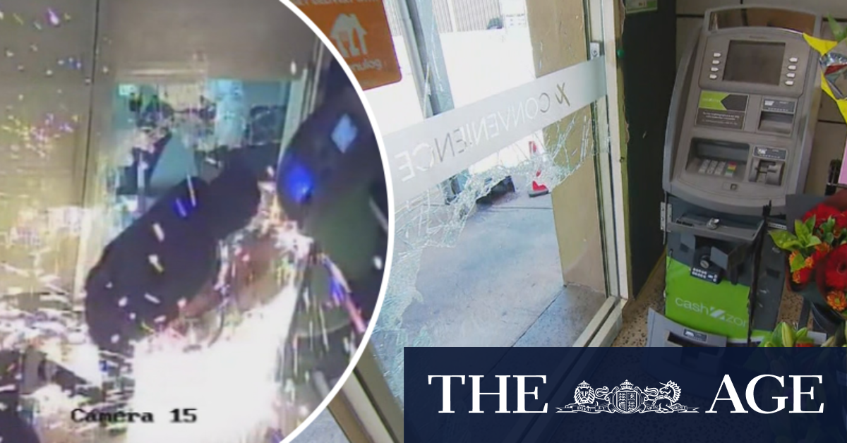 Wild getaway as police interrupt attempted ATM heist