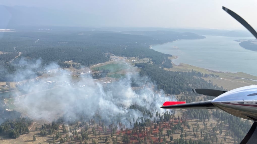 Wildfire triggers 'tactical evacuation' in B.C. community of Baynes Lake