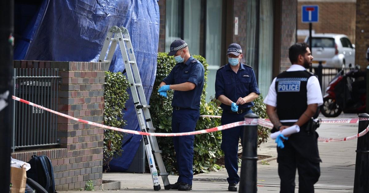 Woman in her 30s stabbed to death inside flat as two people are arrested