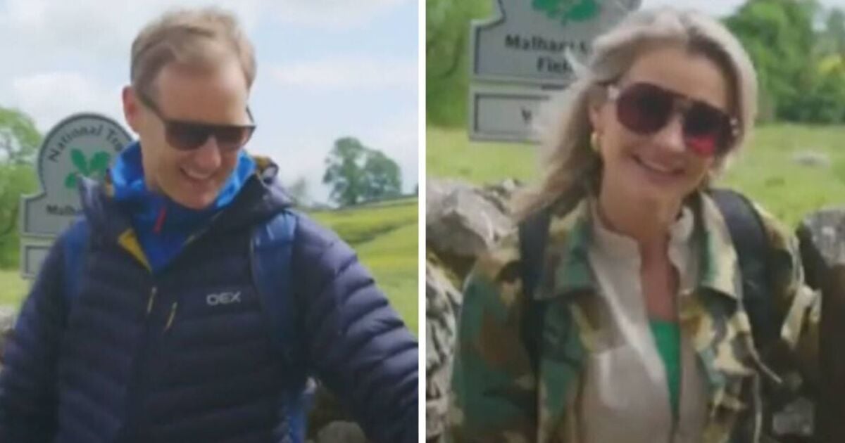 Yorkshire Great And Small 'awkward' moment as Helen Skelton gives Dan Walker nickname