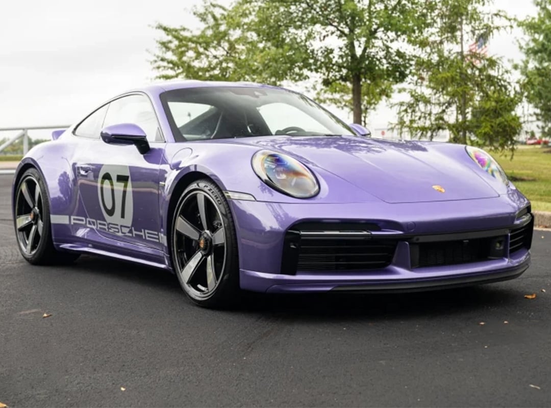 1-of-1 PTS Viola Metallic 2023 Porsche 911 Sport Classic For Sale