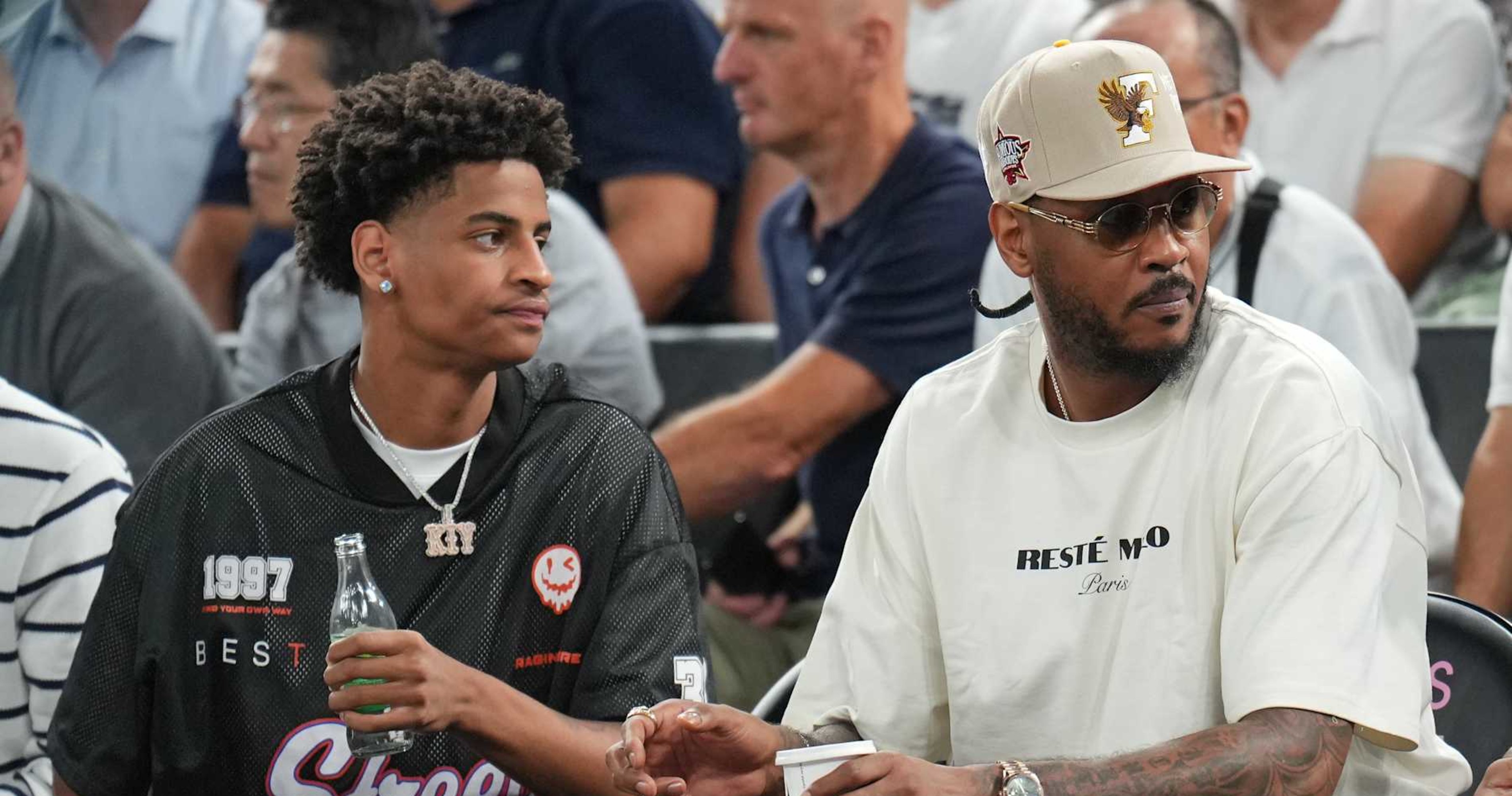 Photo: Kiyan Anthony, Son of NBA Legend Carmelo, Visits USC Amid Syracuse Buzz