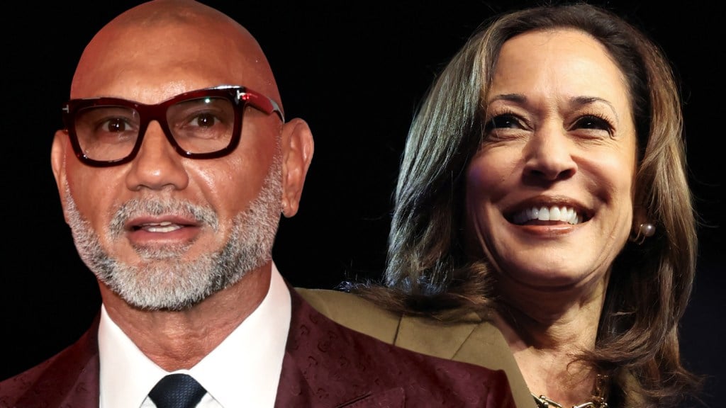 Dave Bautista Backs Kamala Harris In Get-Out-The-Vote Message