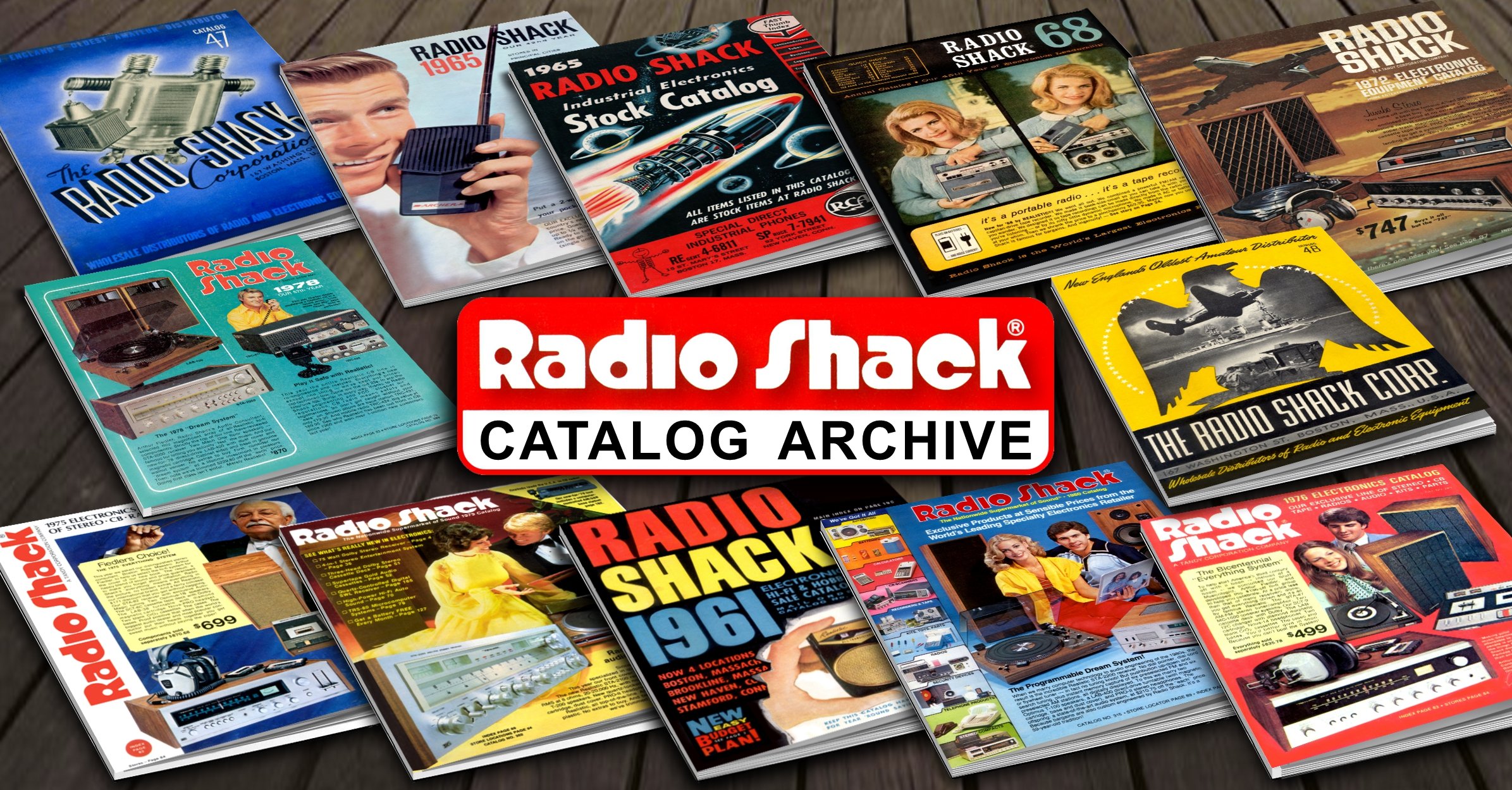 Radio Shack Catalogs All the Way Back to 1939