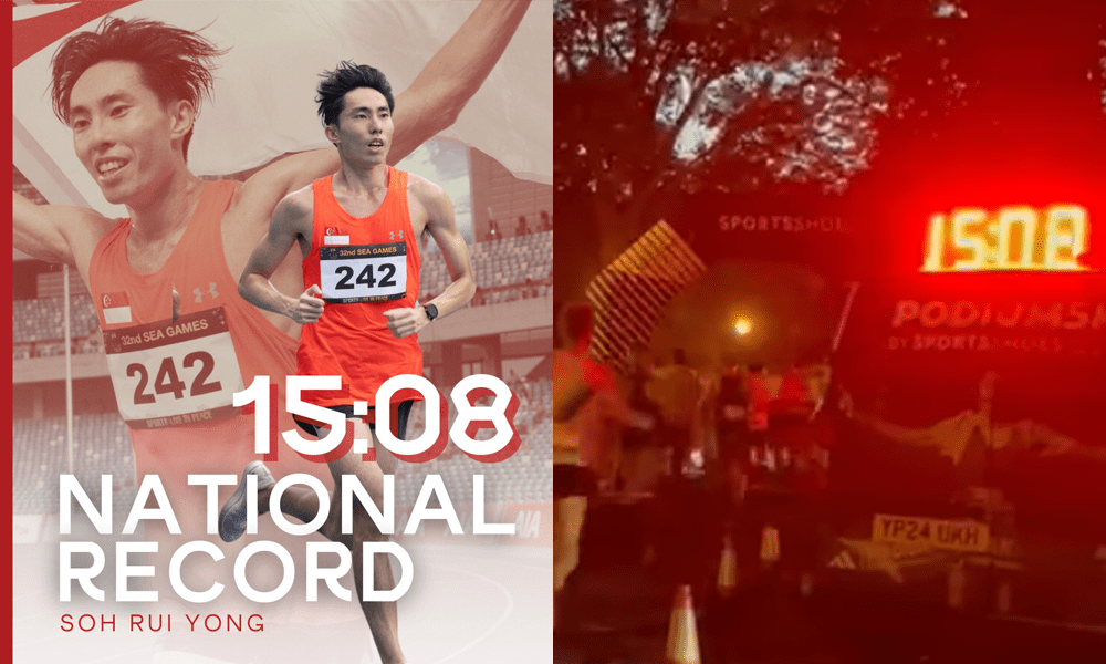 Soh Rui Yong sets new national 5K record at Battersea Park