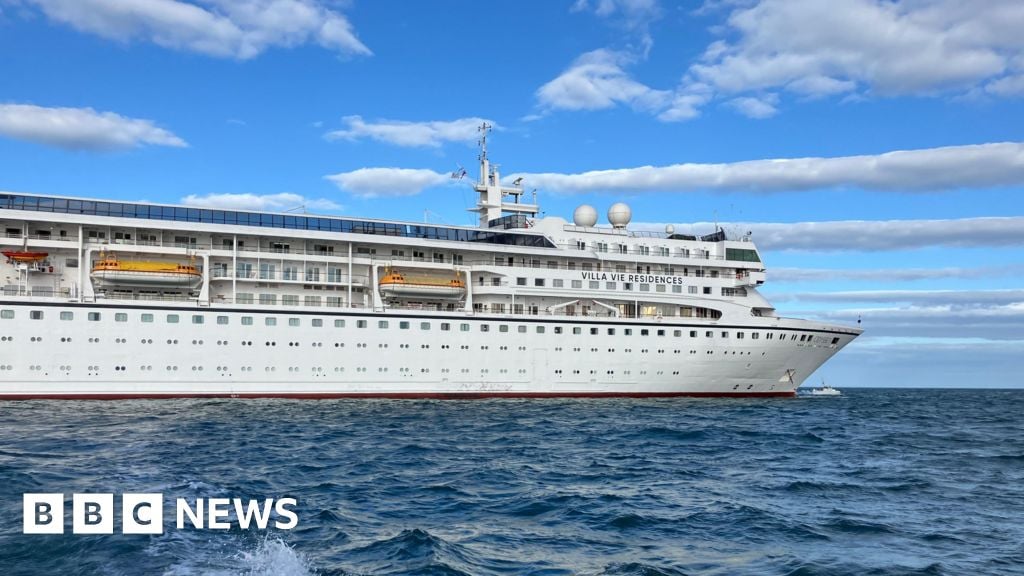 Cruise ship that was stranded in Belfast finally heads off to next destination