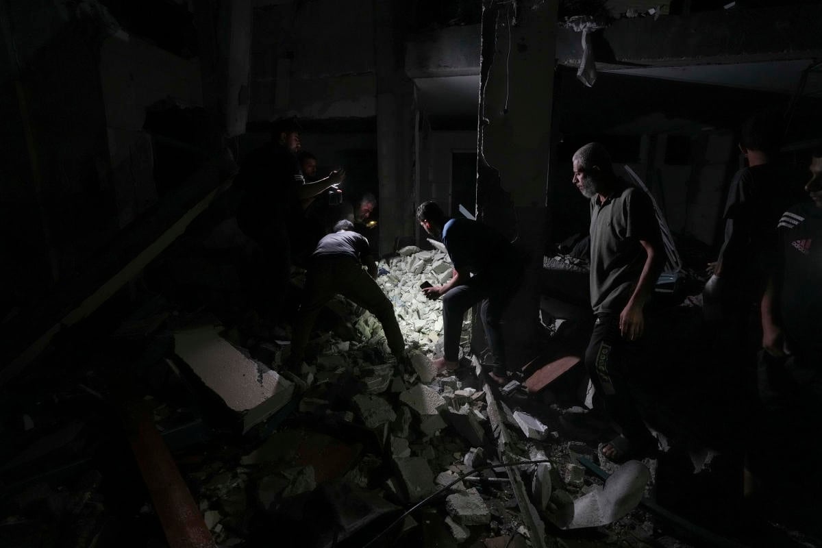 Israeli strike on mosque kills 19 as it bombards northern Gaza and southern Beirut