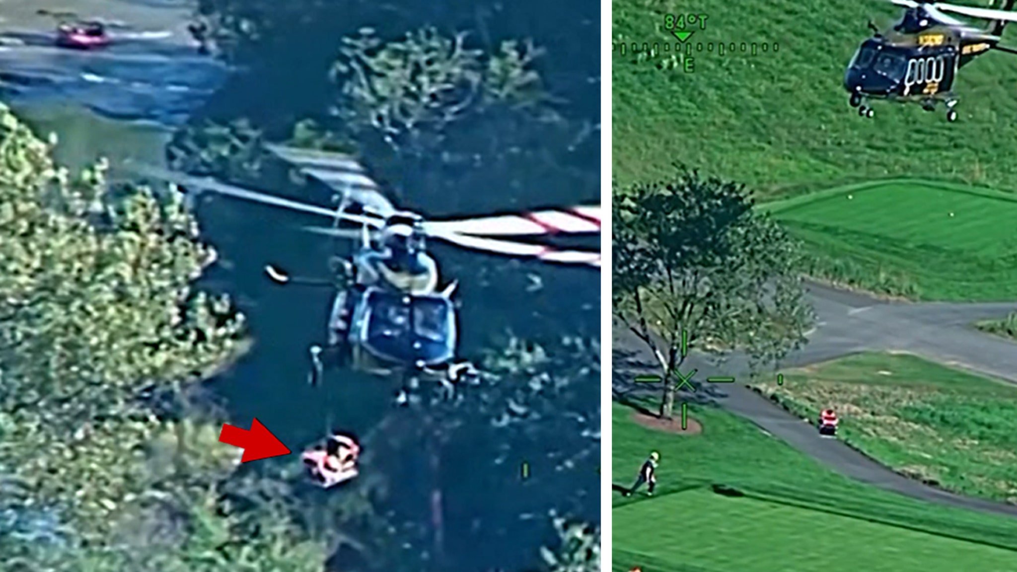 Kayakers Stranded in Raging River Airlifted in Daring Rescue on Video