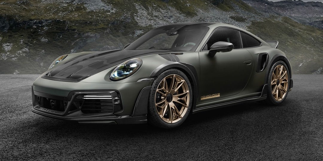 TECHART Celebrates 50 Years of Porsche Turbo with GT Street R Monochrome