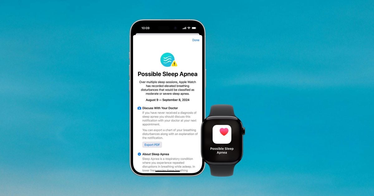 Apple Watch sleep apnea detection now available with iOS 18.1 beta 6