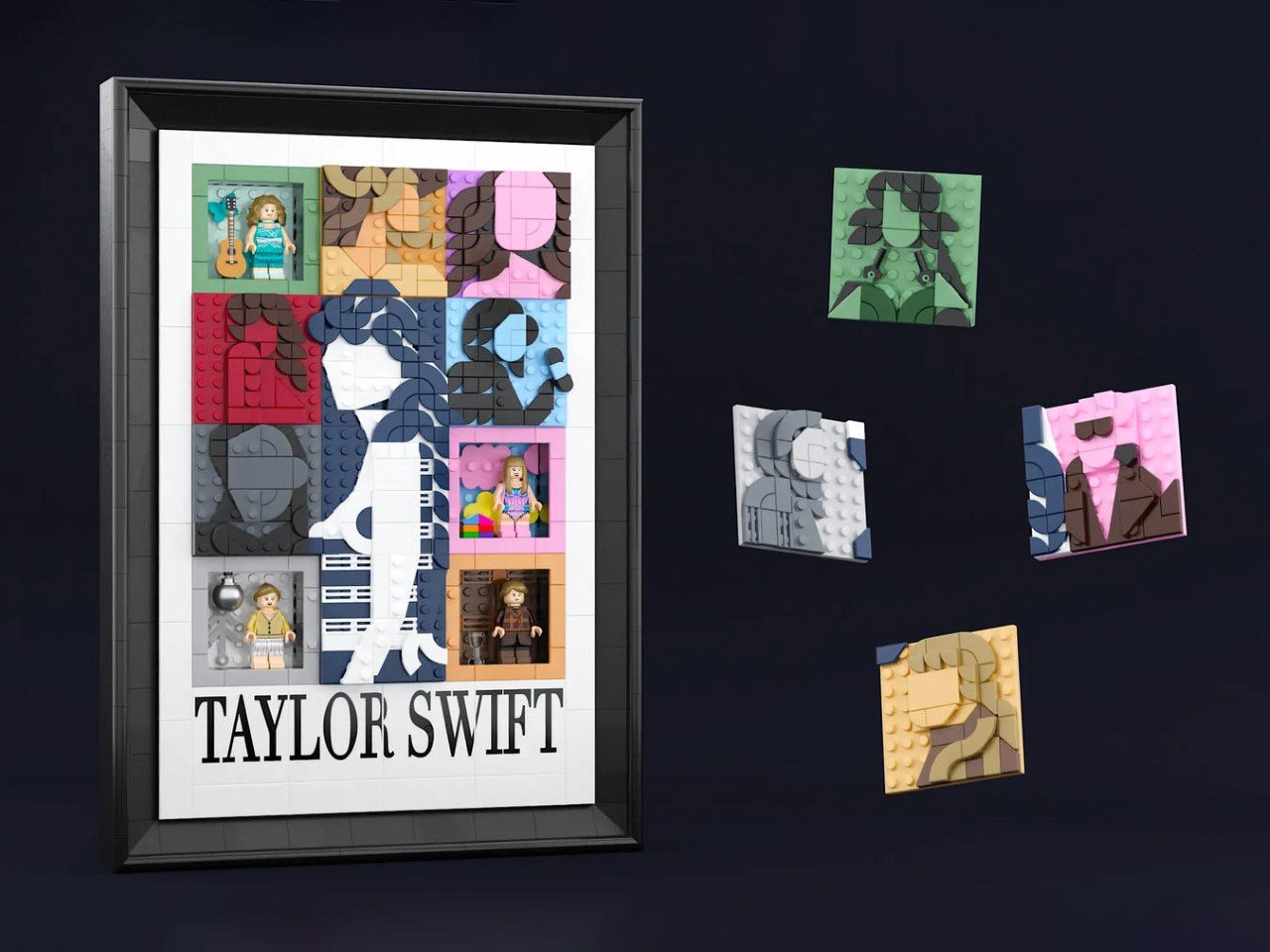 Taylor Swift gets a LEGO version of her Eras Tour poster with 10 Dedicated Eras and Minifigures