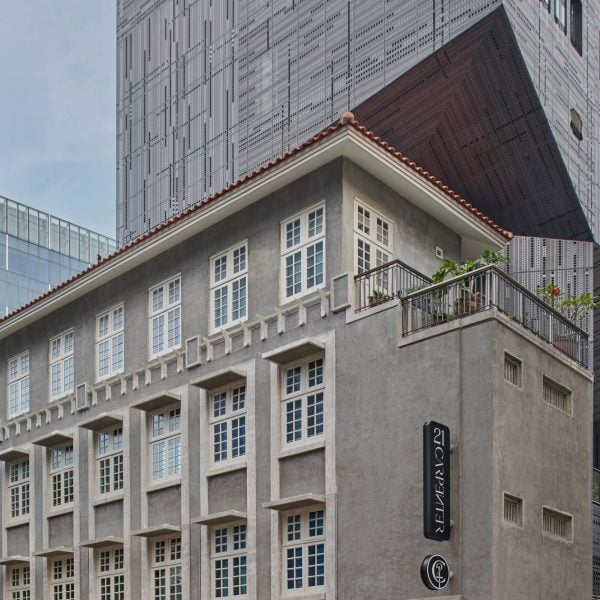 WOHA combines aluminium extension and Singapore remittance house for 21 Carpenter hotel