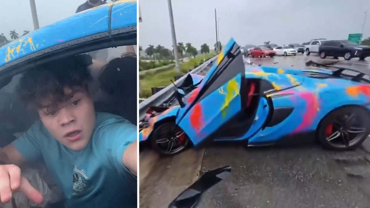 Guy Crashes $200,000 Sports Car While Streaming And Gets Banned For Life