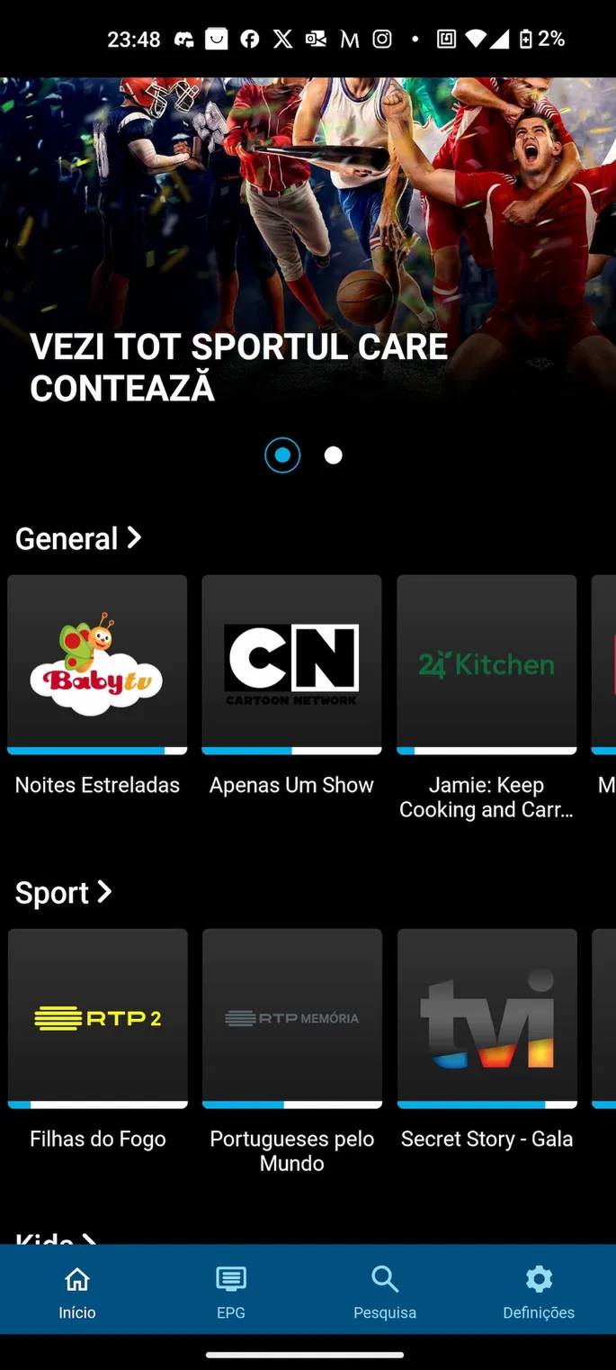 La app de Digi TV aparece en las stores de Portugal