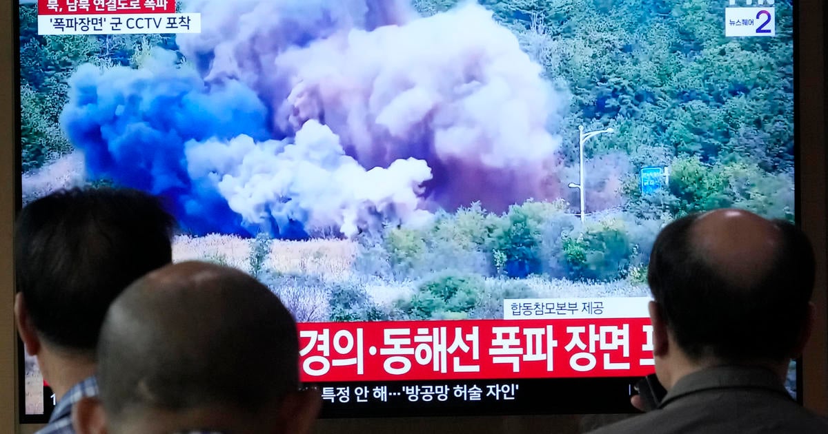 North Korea destroys parts of inter-Korean roads on its territory, South says