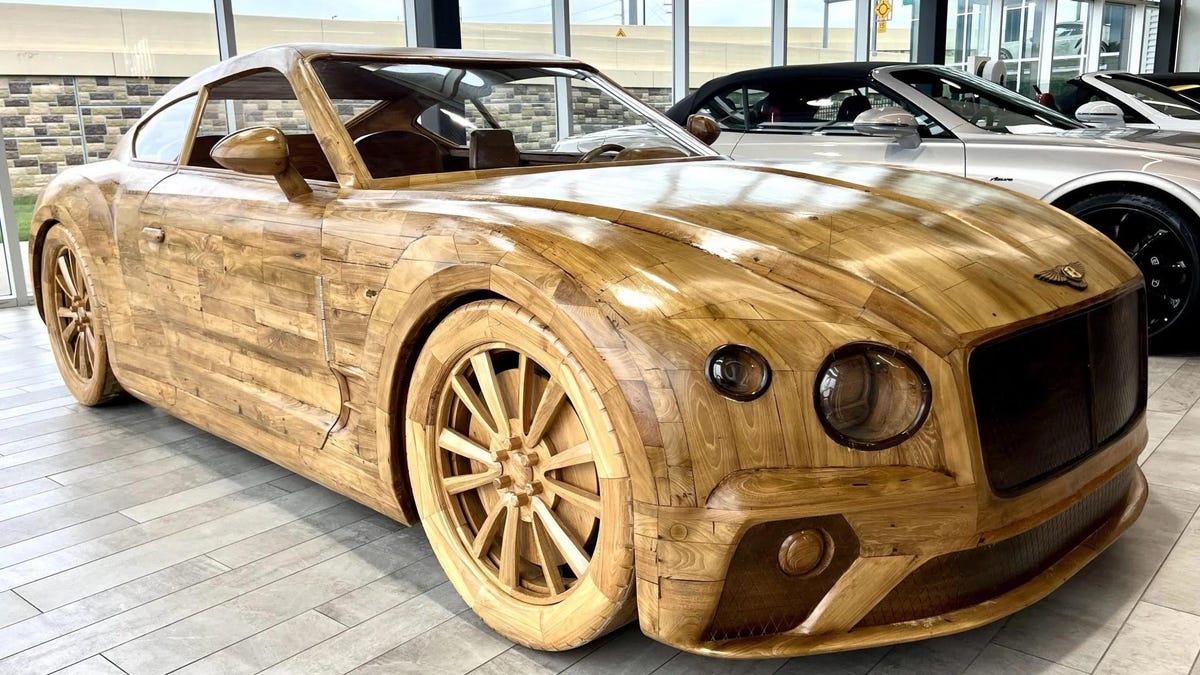 Do You Think You Wood Get Board With This Bentley Display Model?