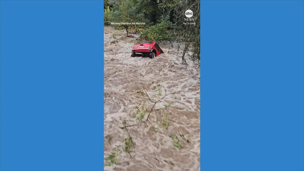 WATCH: Torrential rain inundates parts of France