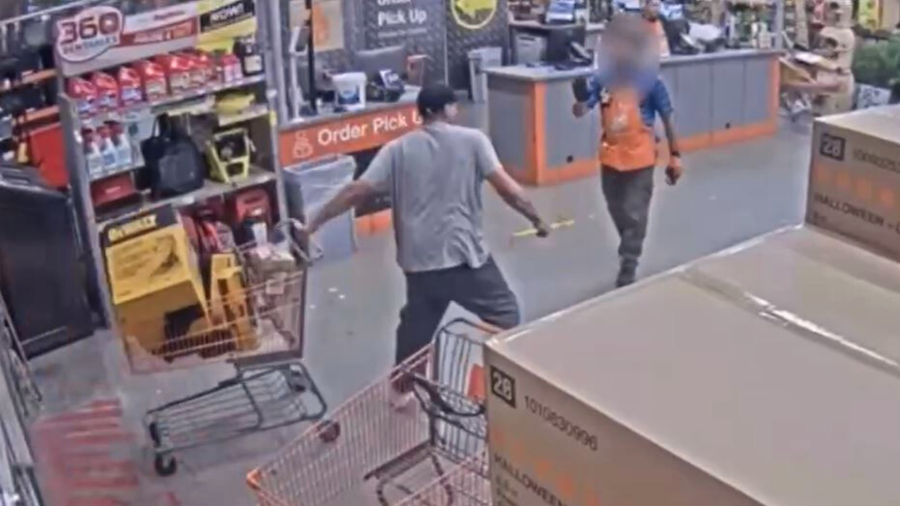 Suspect arrested after violent Home Depot robbery in San Bernardino County