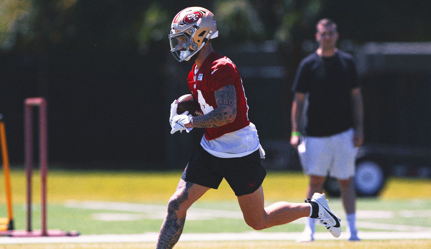 Ricky Pearsall practices with 49ers for first time since he was shot in chest