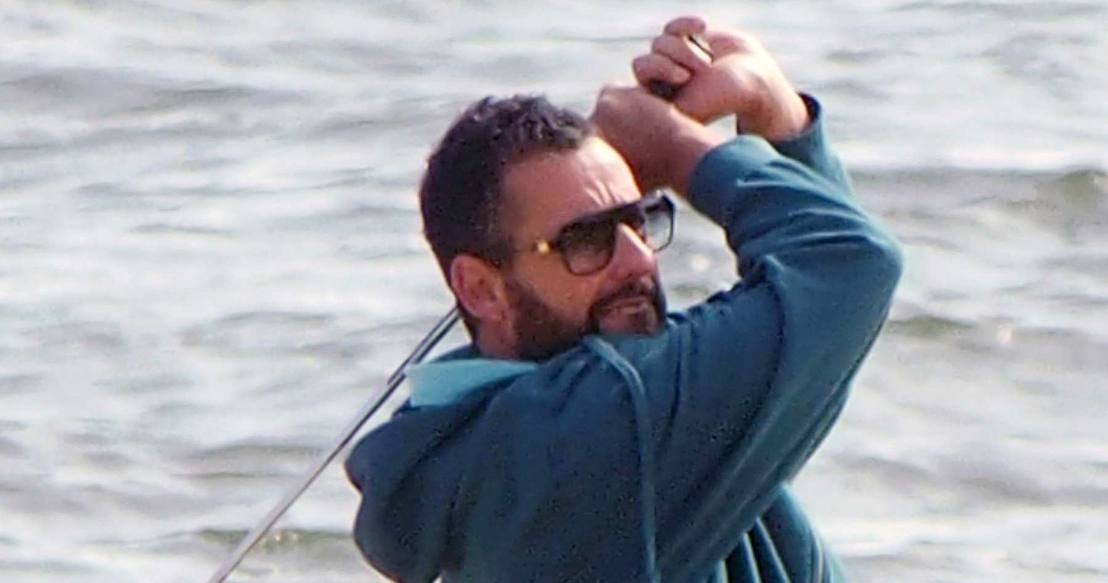 Photo: Adam Sandler Practices Swing During 'Happy Gilmore 2' Filming at Golf Course